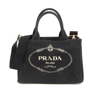Prada Canapa Convertible Tote Canvas #255515P76B